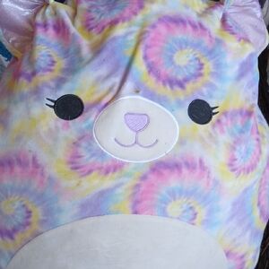Whimsical Tie-Dye Stuffed Animal Pillow